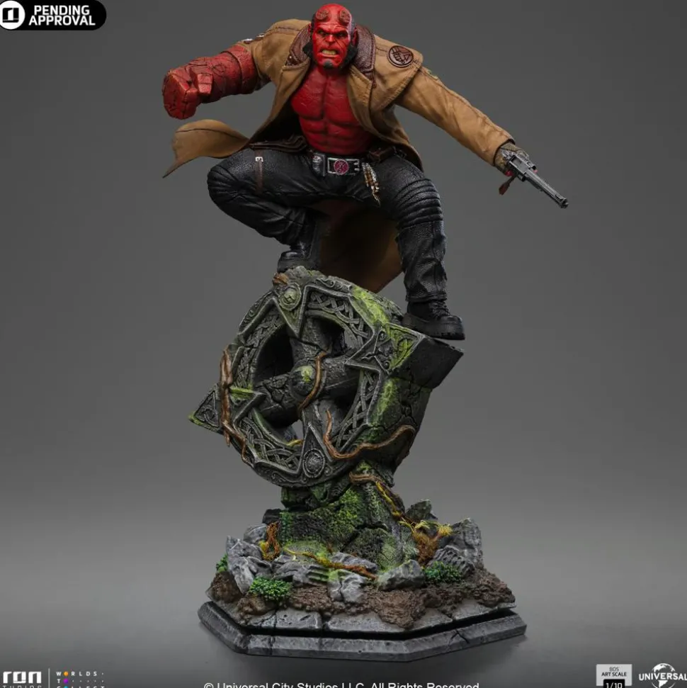 Hellboy 2: The Golden Army - Hellboy 1/10th Scale Statue