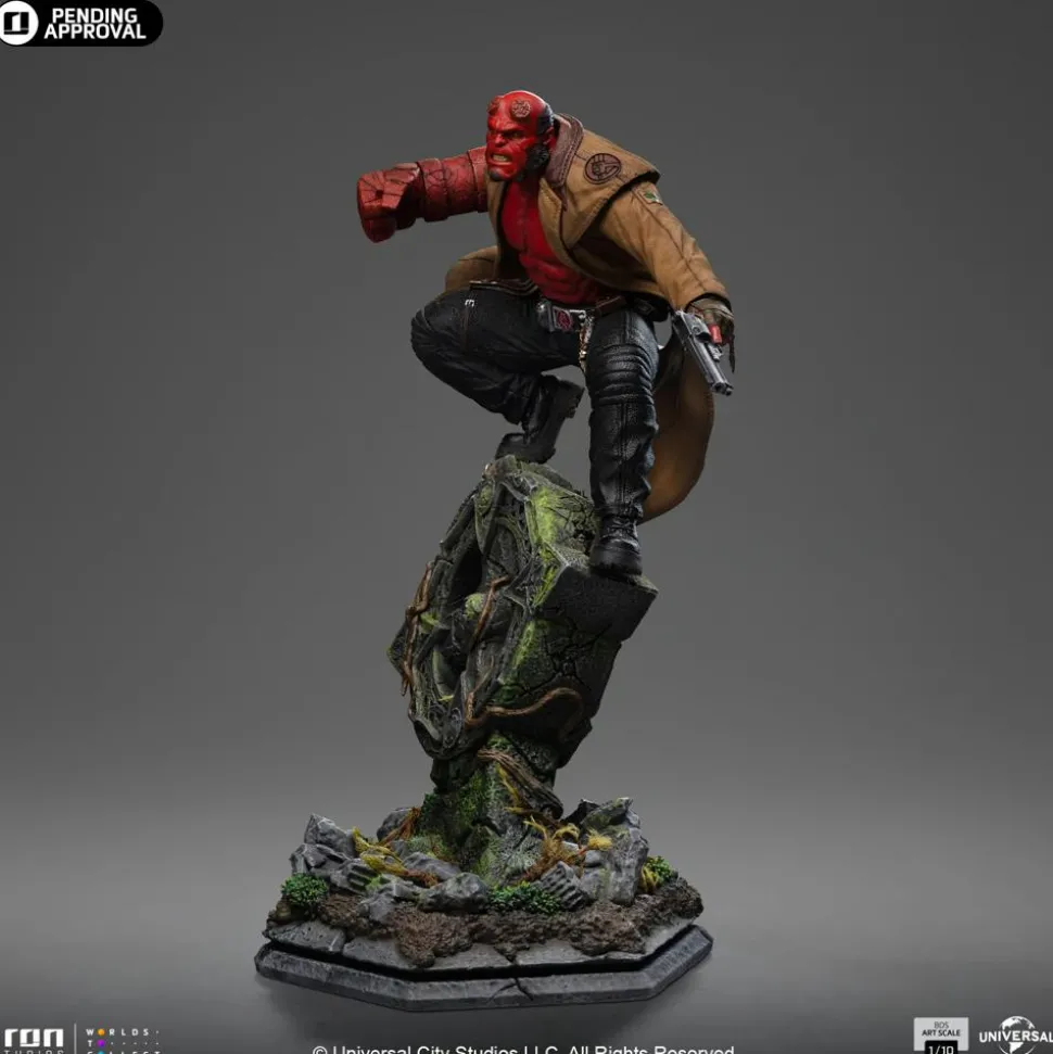 Hellboy 2: The Golden Army - Hellboy 1/10th Scale Statue
