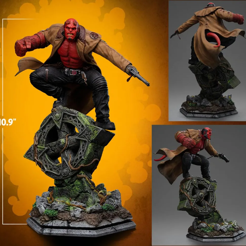 Hellboy 2: The Golden Army - Hellboy 1/10th Scale Statue