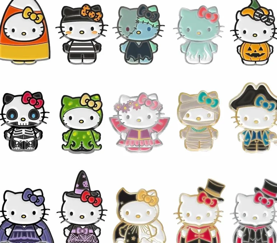 Hello Kitty - Halloween Blind Box Enamel Pin (Display of 24)