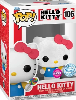 Hello Kitty - Hello Kitty with Lollipop (Flocked) Pop! Vinyl Figure