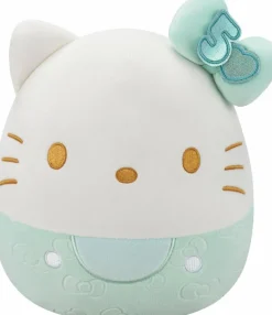 Hello Kitty - Hello Kitty with Green Bow 50th Anniversary Squishmallows 8" Plush