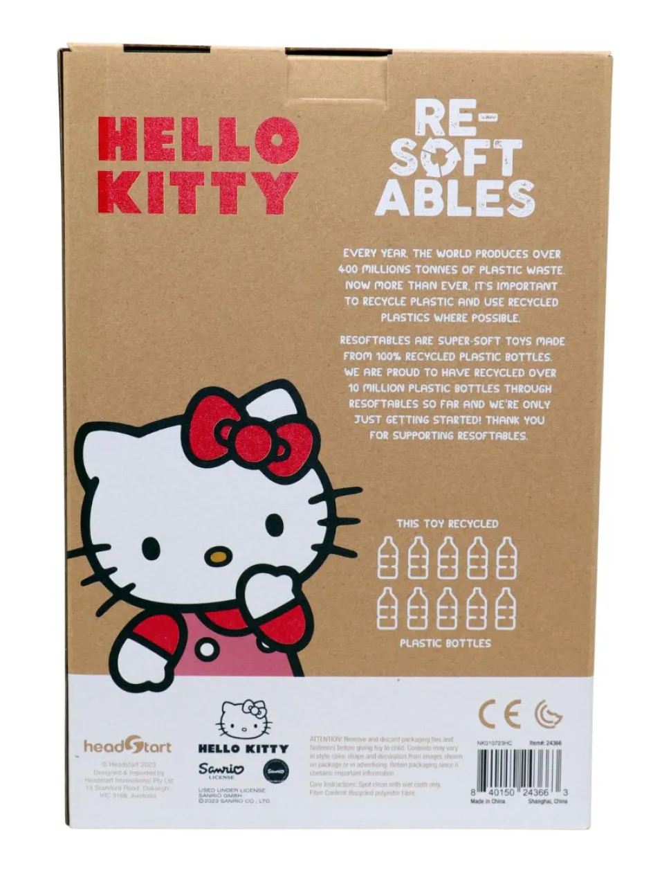 Hello Kitty - Hello Kitty Re-Softables 10" Plush