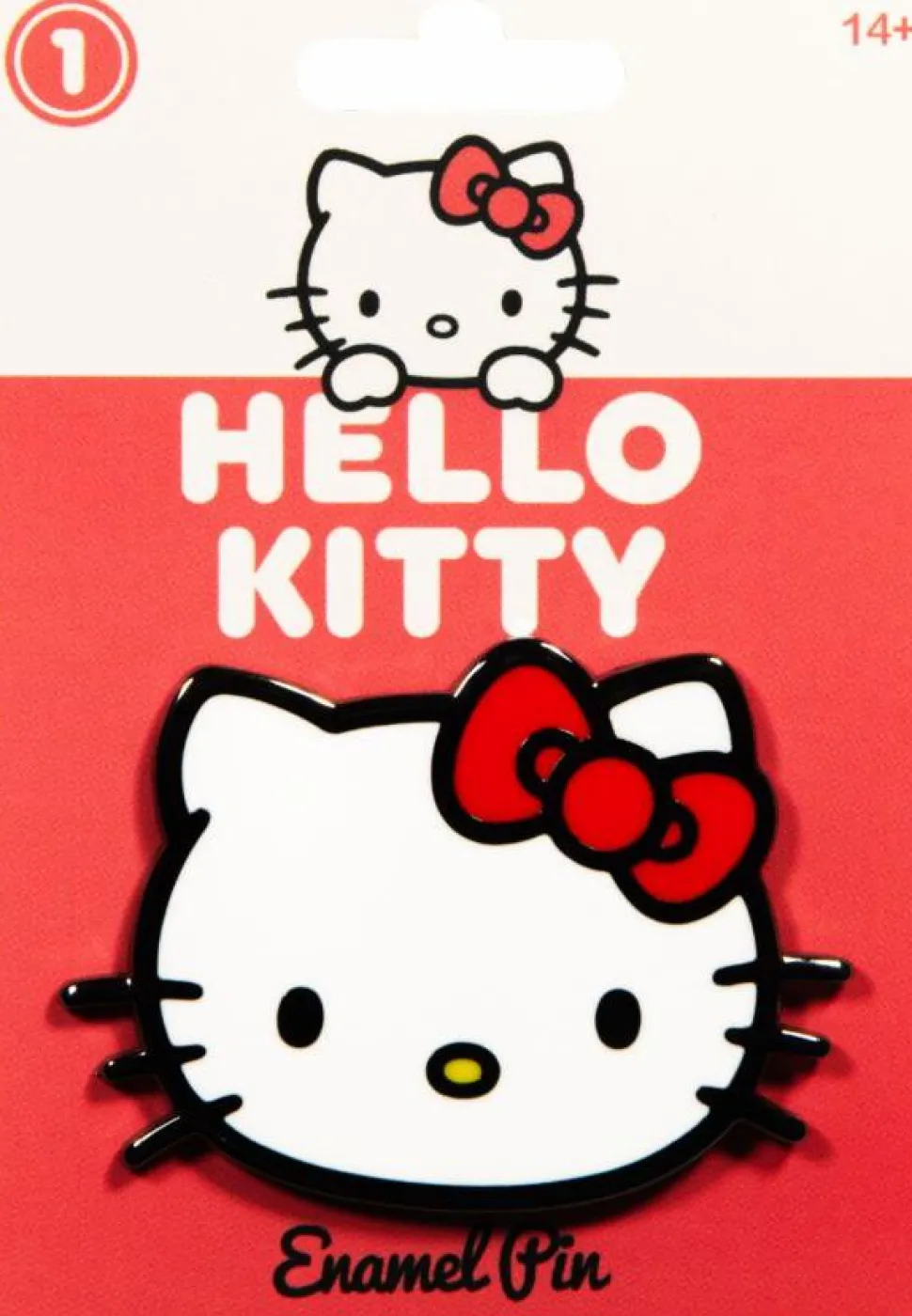 Hello Kitty - Hello Kitty Face Enamel Pin #1