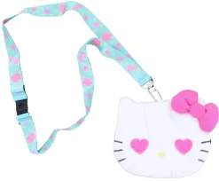 Hello Kitty - Hello Kitty Lanyard with Plush Card Holder Pouch