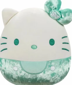 Hello Kitty - Hello Kitty with Green Velvet Bow 50th Anniversary Squishmallows 8" Plush