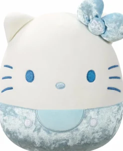 Hello Kitty - Hello Kitty with Blue Velvet Bow 50th Anniversary Squishmallows 8" Plush