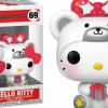 Hello Kitty - Hello Kitty as Polar Bear Metallic Pop! Vinyl Figure