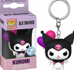 Hello Kitty - Kuromi with Balloons Pocket Pop! Keychain