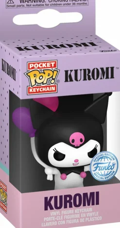 Hello Kitty - Kuromi with Balloons Pocket Pop! Keychain