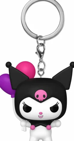 Hello Kitty - Kuromi with Balloons Pocket Pop! Keychain