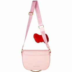 Hello Kitty - Pink Quilted 9” Faux Leather Crossbody Bag