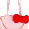 Hello Kitty - Pink Quilted 11” Faux Leather Shoulder Bag
