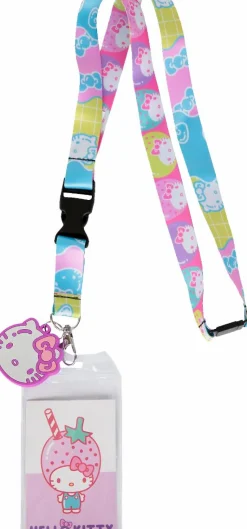 Hello Kitty - Strawberry Milk Lanyard