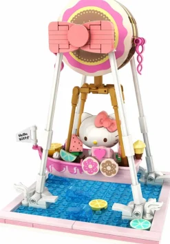 Hello Kitty - Summer Wunderland Hello Kitty Donut Ship Ride Building Block Construction Set (280 Pieces)