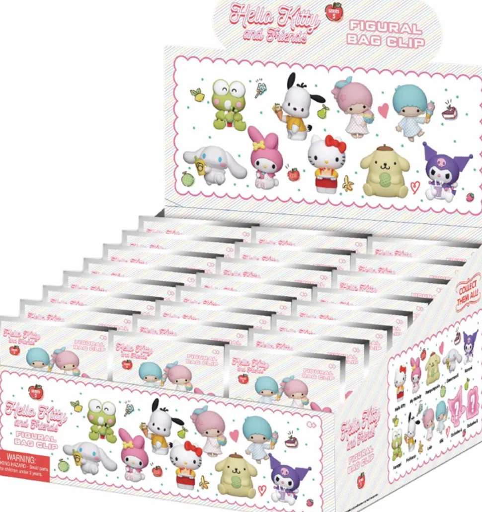Hello Kitty and Friends - Series 05 3D Foam Figural Bag Clip Blind Bag (Display of 24)