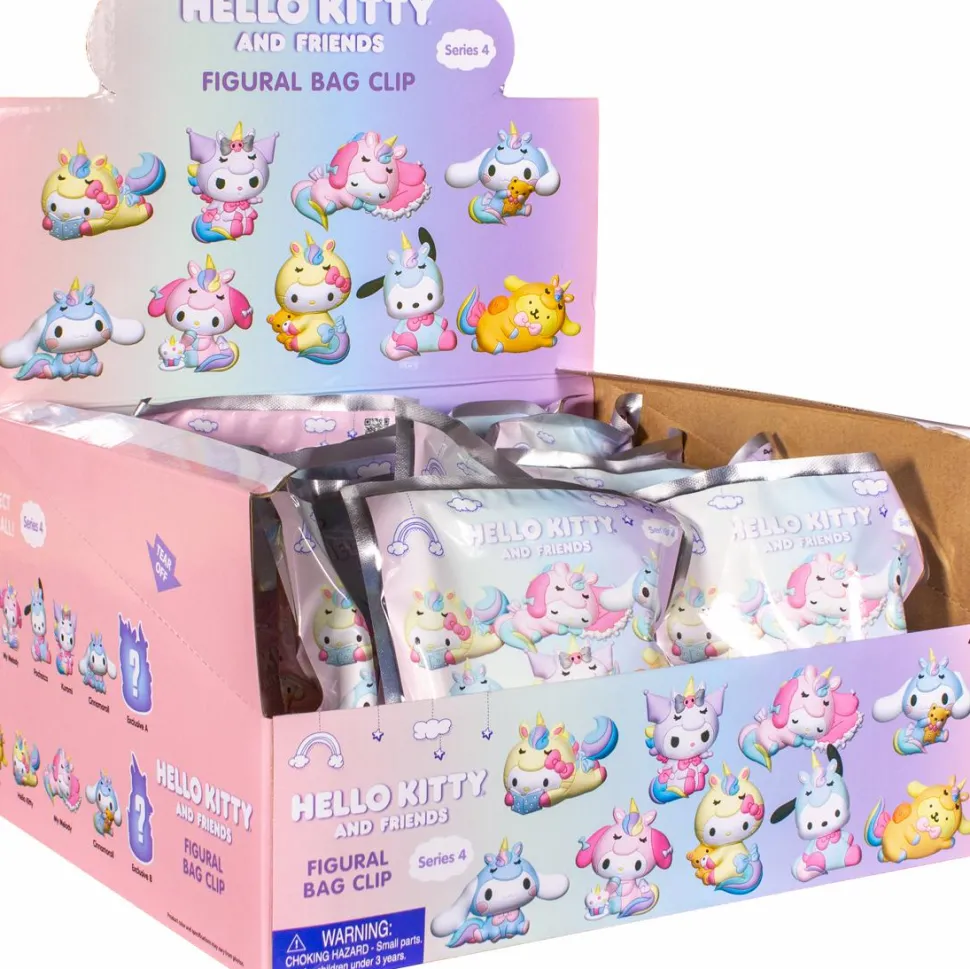 Hello Kitty and Friends - Series 4 3D Figural Foam Bag Clip Blind Bag (Display of 24)