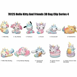 Hello Kitty and Friends - Series 4 3D Figural Foam Bag Clip Blind Bag (Display of 24)