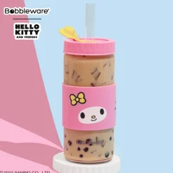 Hello Kitty and Friends - My Melody Bobbleware 500ml Borosilicate Glass Reusable Tumbler