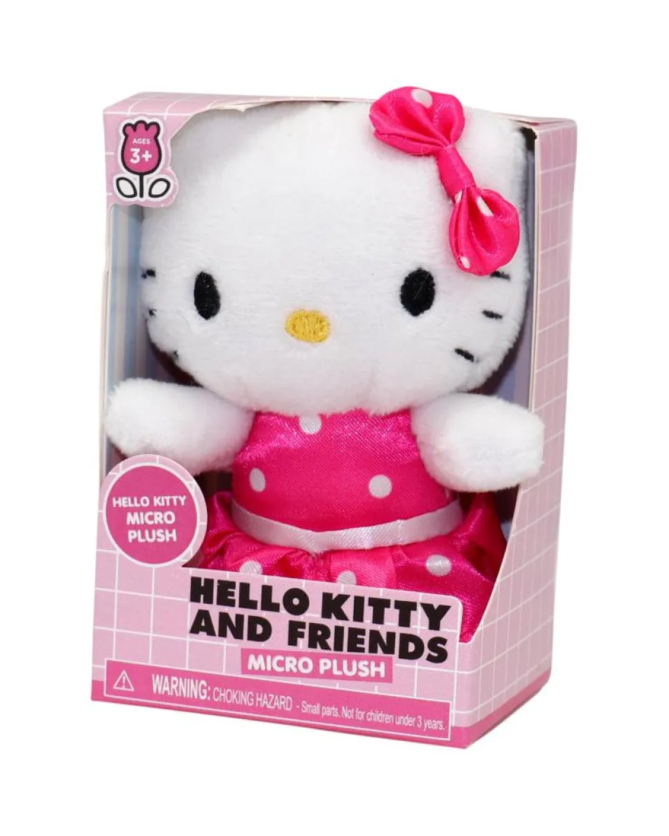 Hello Kitty and Friends - Hello Kitty in Pink Dress Micro 3" Plush
