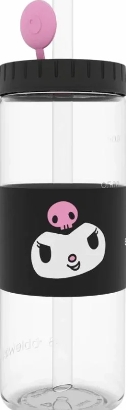 Hello Kitty and Friends - Kuromi Bobbleware 500ml Borosilicate Glass Reusable Tumbler
