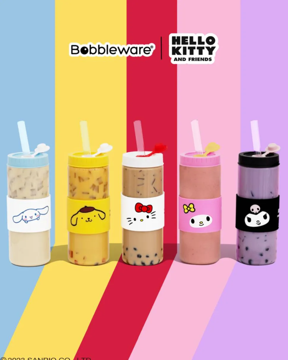 Hello Kitty and Friends - Kuromi Bobbleware 500ml Borosilicate Glass Reusable Tumbler