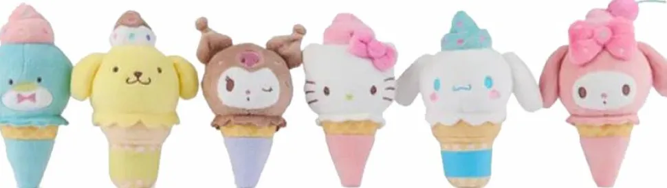 Hello Kitty and Friends - Ice Cream Surprise Blind Box Plush (Single Unit)