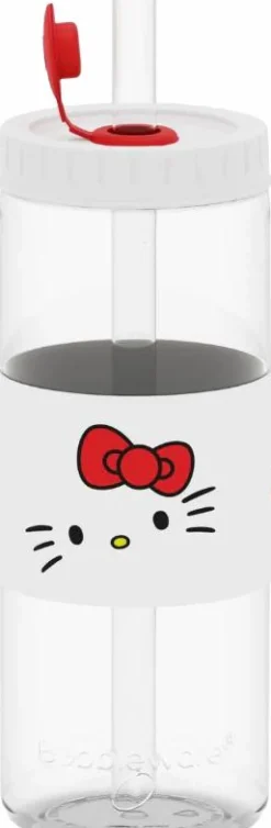 Hello Kitty and Friends - Hello Kitty (Classic White) Bobbleware 500ml Borosilicate Glass Reusable Tumbler