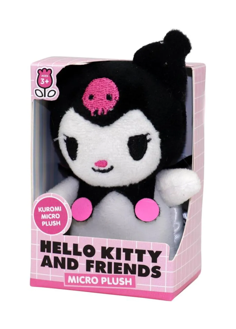 Hello Kitty and Friends - Kuromi Micro 3" Plush