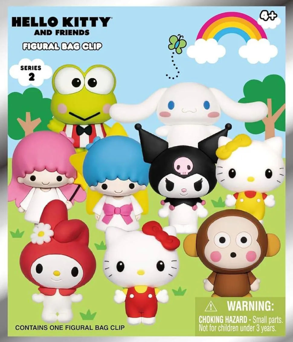 Hello Kitty and Friends - Series 02 3D Figural Foam Bag Clip Blind Bag (Single Unit)