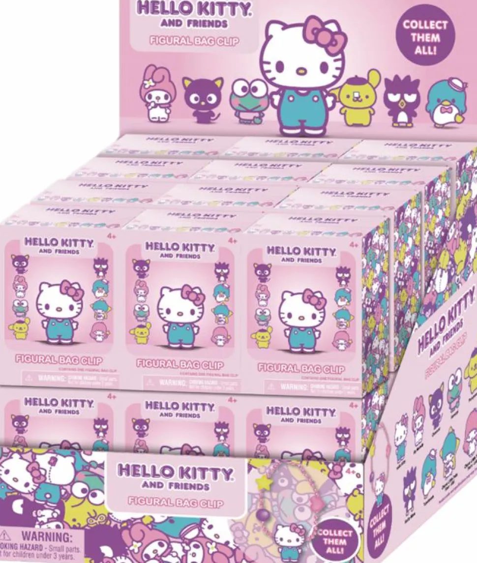 Hello Kitty and Friends - Kawaii Tokyo Series 3D Figural Bag Clip Blind Box (Display of 24)