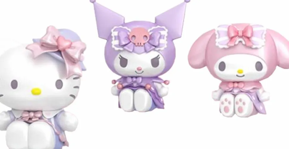 Hello Kitty and Friends - Sanrio Characters Sweet Lace Girl Series Moetch Bean Blind Bag Vinyl Figure (Single Unit)