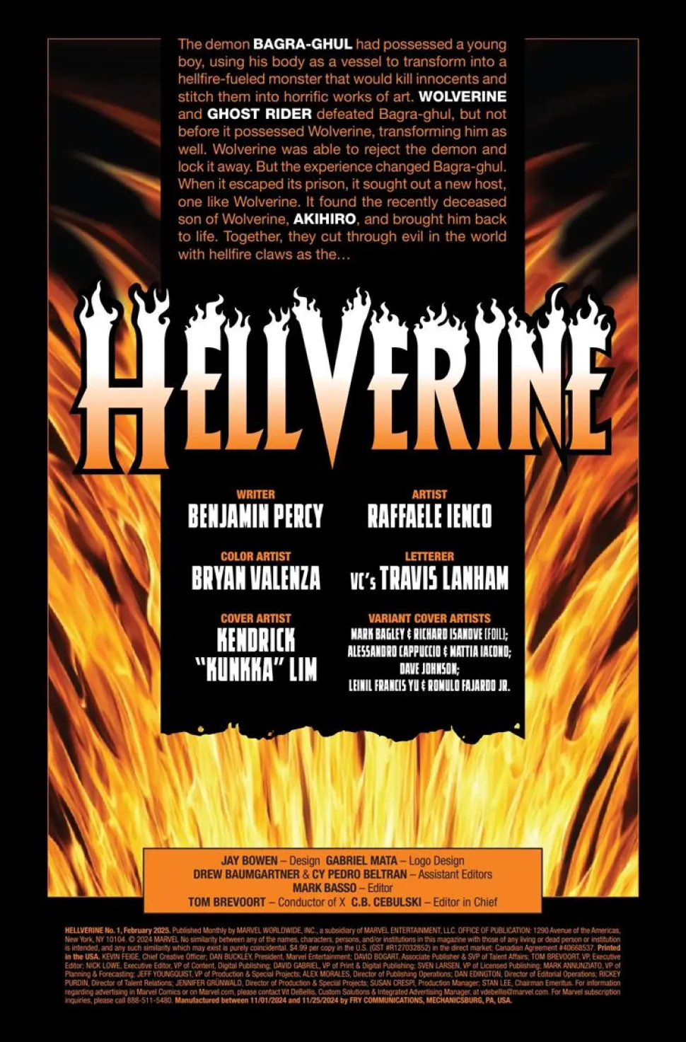 Hellverine (2025) - Issue #1 Single Issue Paperback Comic Book