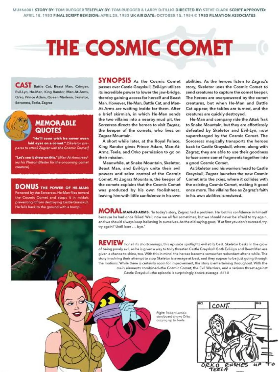 He-Man and She-Ra - A Complete Guide to the Classic Animated Adventures Hardcover Book