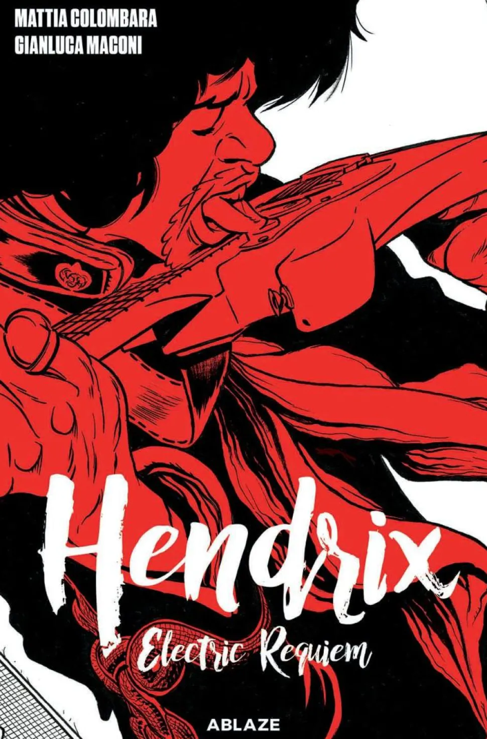 Hendrix: Electric Requiem by Mattia Colombara Hardcover Book