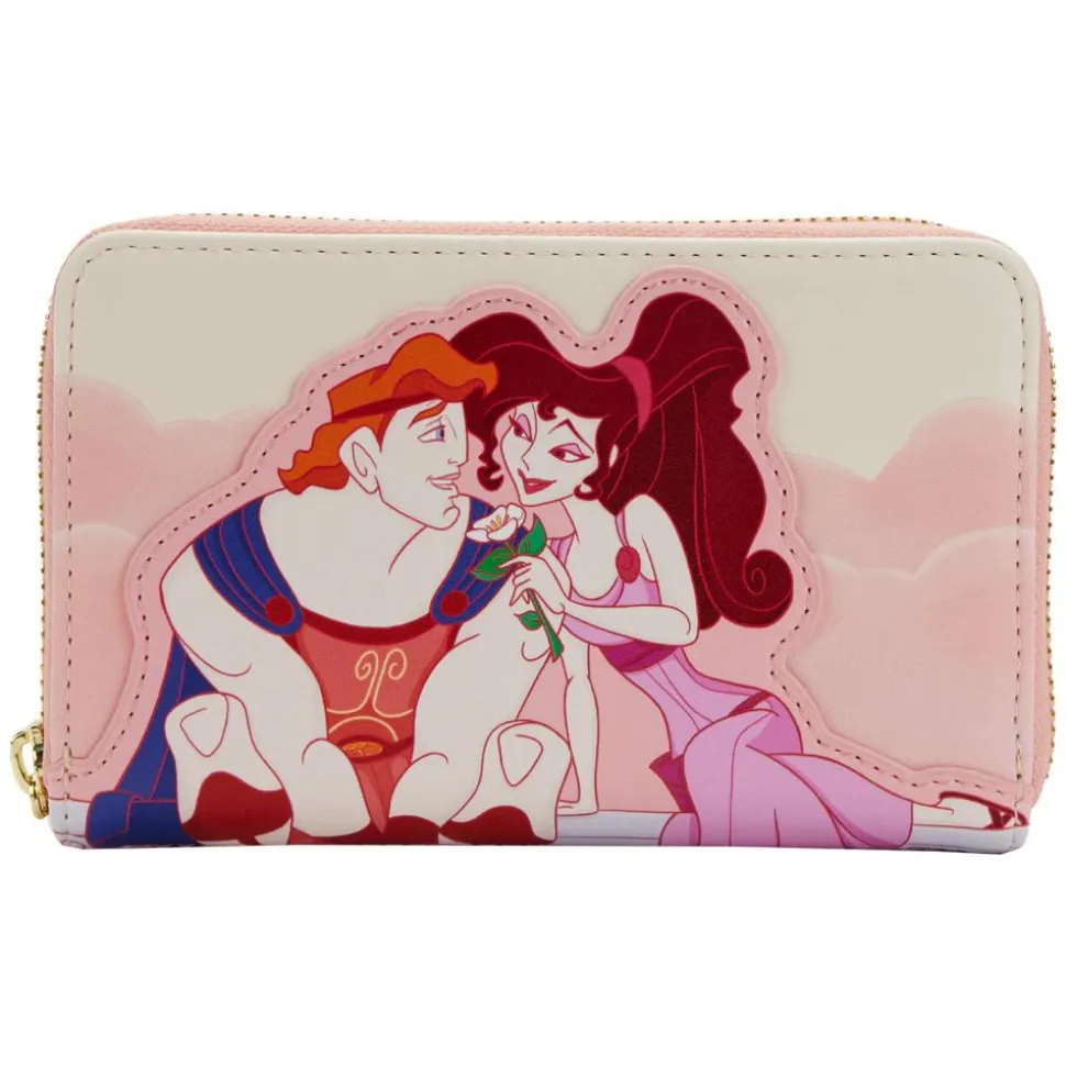 Hercules (1997) - Hercules & Megara 25th Anniversary 4” Faux Leather Zip-Around Wallet