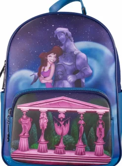 Hercules (1997) - Meg and Muses 12” Faux Leather Mini Backpack