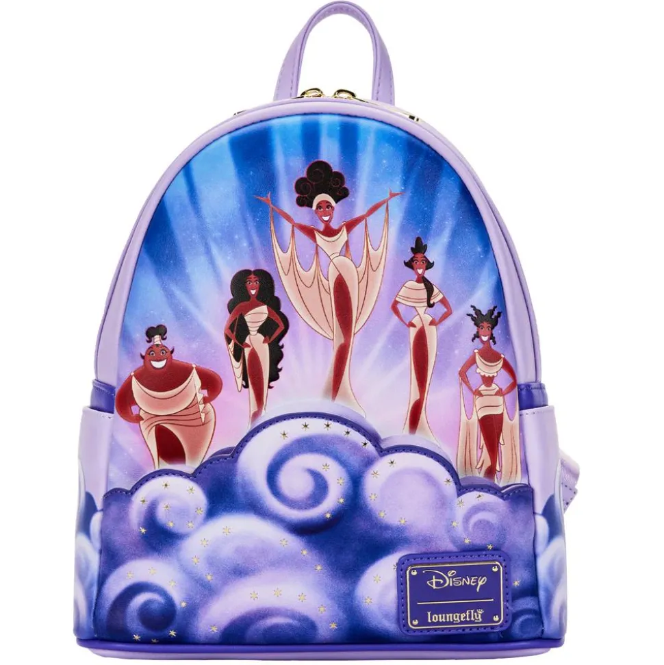 Hercules (1997) - Muses Clouds 10” Faux Leather Mini Backpack