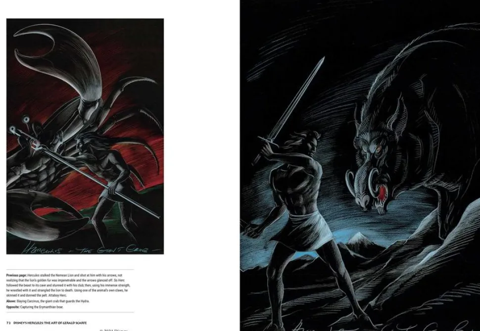Hercules (1997) - The Art of Gerald Scarfe Hardcover Book