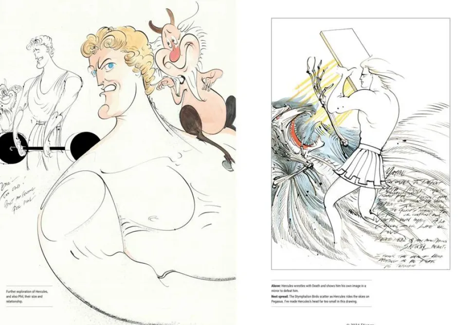 Hercules (1997) - The Art of Gerald Scarfe Hardcover Book
