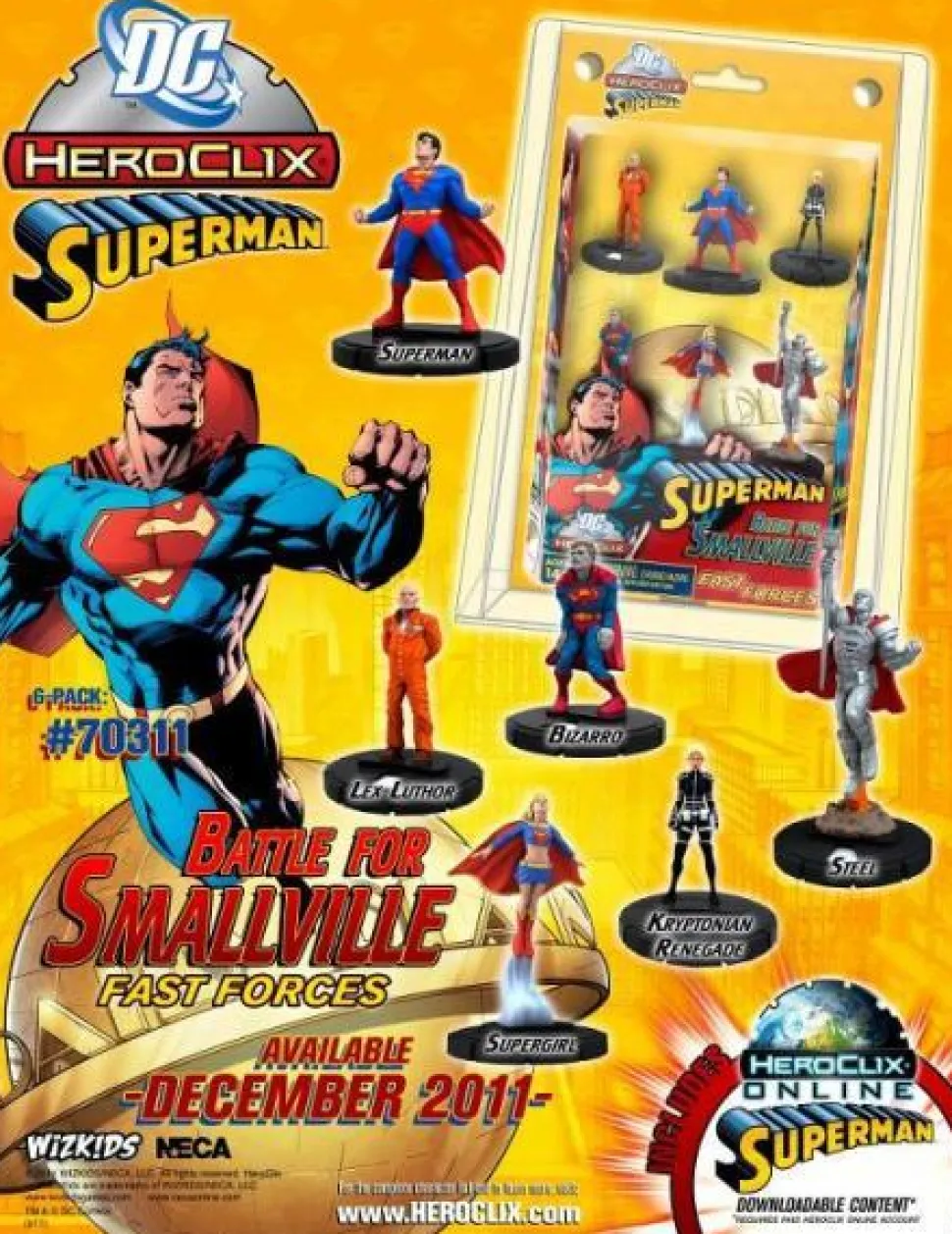 Heroclix - DC Superman Battle for Smallville Fast Forces 6-Pack