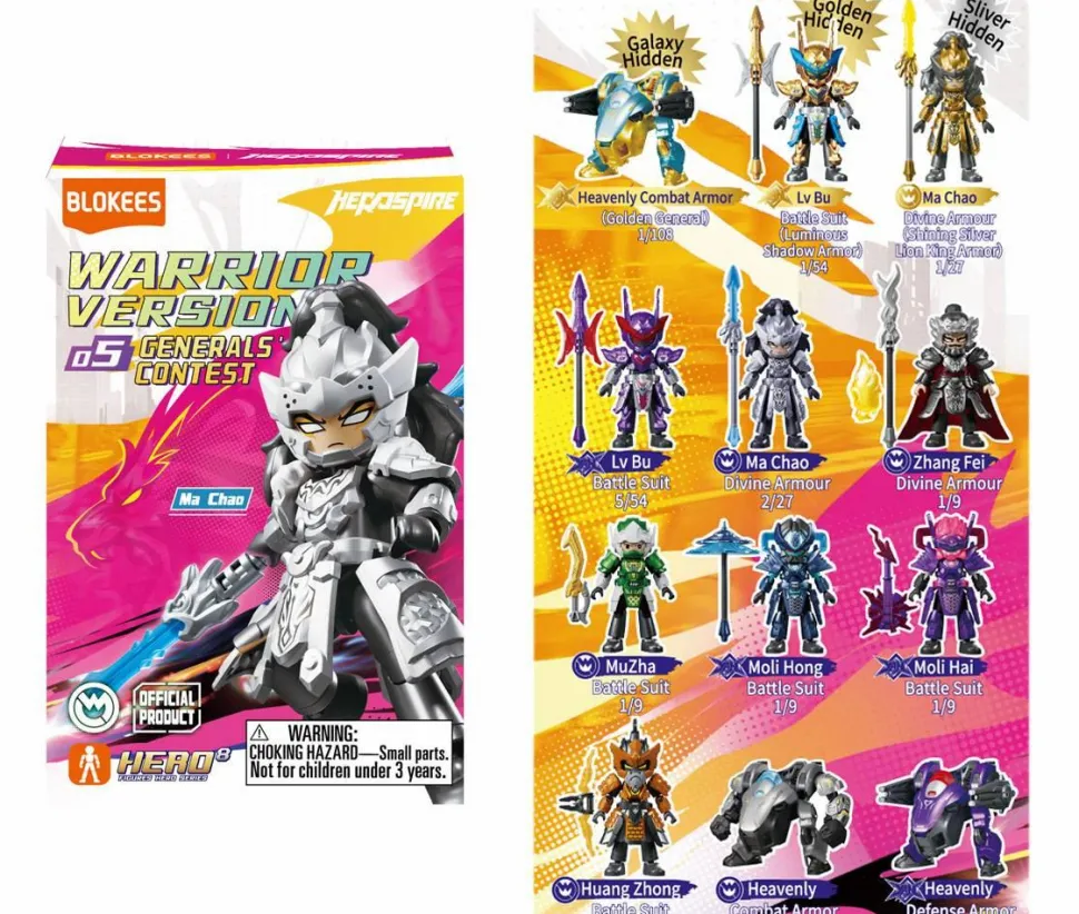 Herospire - Warrior Version 05 Generals' Contest Blind Box Articulated Model Kit (Single Unit)