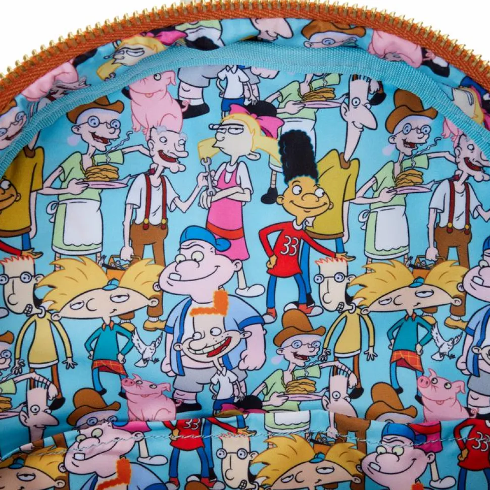 Hey Arnold - Sunset Arms Boarding House 12" Faux Leather Mini Backpack