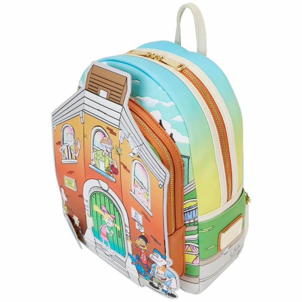 Hey Arnold - Sunset Arms Boarding House 12" Faux Leather Mini Backpack