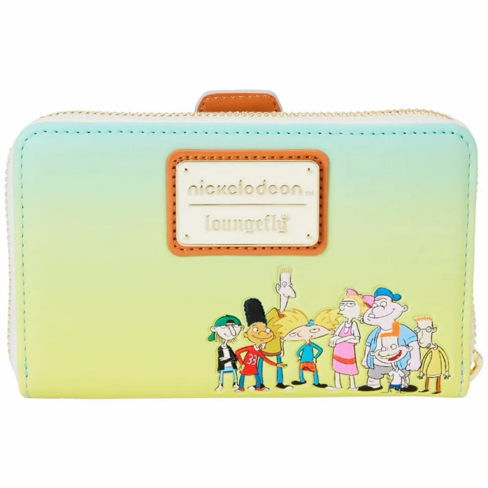 Hey Arnold - Sunset Arms Boarding House 4" Faux Leather Zip-Around Wallet