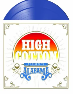 High Cotton: A Tribute To Alabama By Various Artists 2xLP Vinyl Record (Blue Coloured Vinyl)
