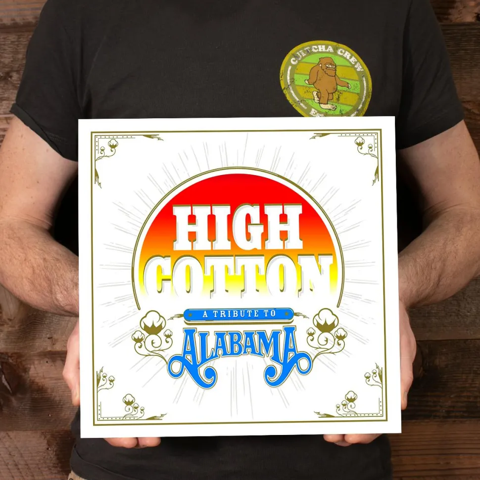 High Cotton: A Tribute To Alabama By Various Artists 2xLP Vinyl Record (Blue Coloured Vinyl)