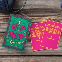 Hip Hop Trivia - 100 Questions From Old School to New School Trivia Card Game
