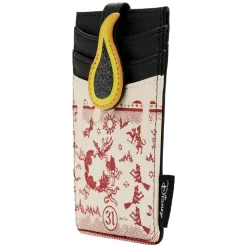 Hocus Pocus - Black Flame Candle Glow in the Dark 4” Faux Leather Card Holder