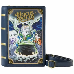 Hocus Pocus - Book Glow in the Dark 6" Faux Leather Crossbody Bag